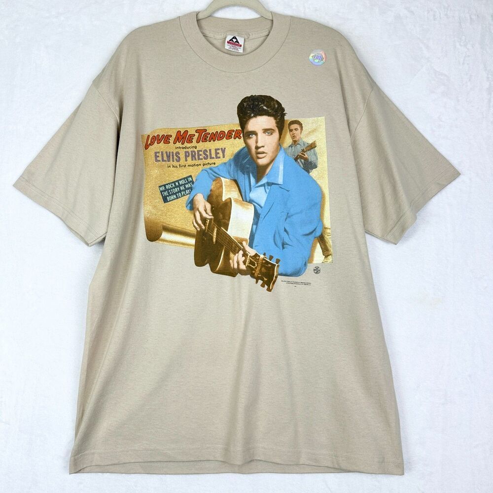 Vintage 1998 Elvis Presley Love Me Tender Tee Shirt Size XL NWOT EPE Official
